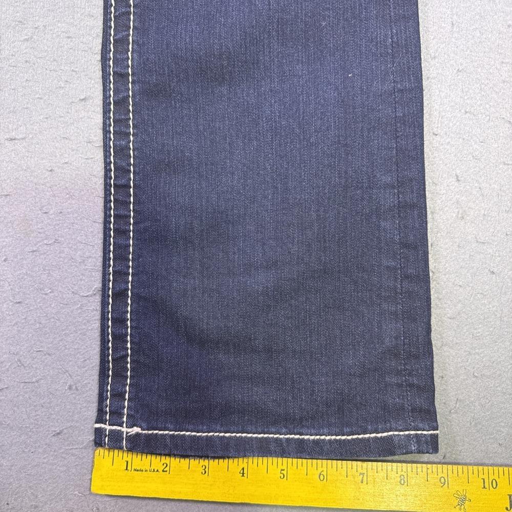 Miss Me Women Jeans WOMENS 28x34 Boot Cut Embroidered Stretch THICK STITCH - Picture 5 of 10